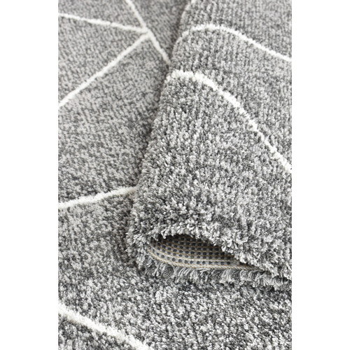 Grey Lambert Microfibre Rug