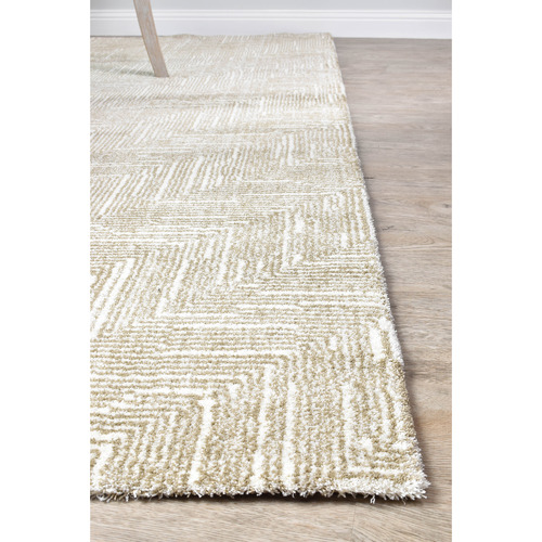Beige Zavala Microfibre Rug