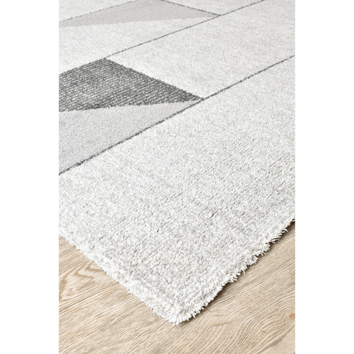Silver Ellice Microfibre Rug