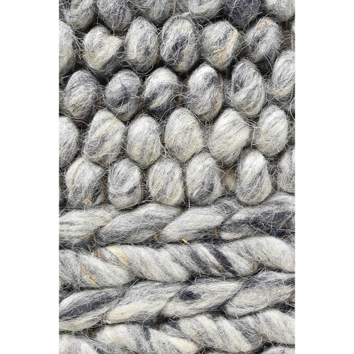 Grey Rome Hand-Woven Wool Rug