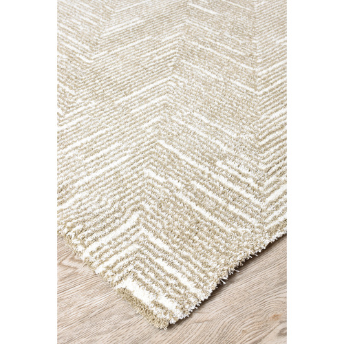 Beige Zavala Microfibre Rug