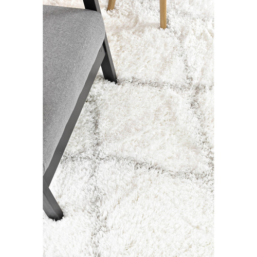 White Parisa Shag Rug
