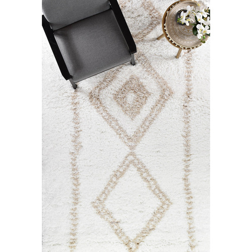 White Lahara Shag Rug