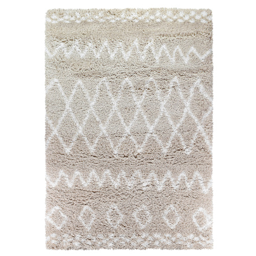 Beige Shahin Shag Rug