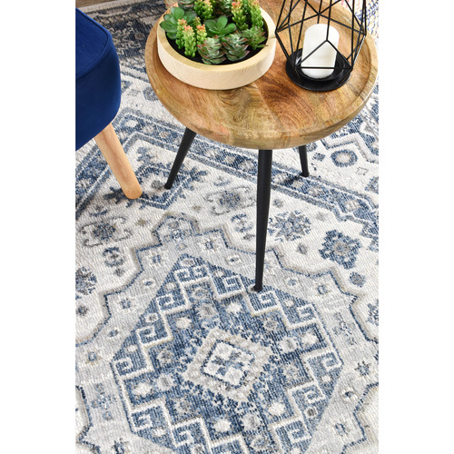 Cream Blue Calmly Rug