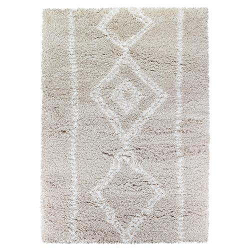 Beige Lahara Shag Rug