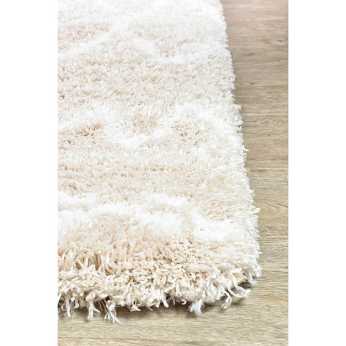 Beige Shahin Shag Rug