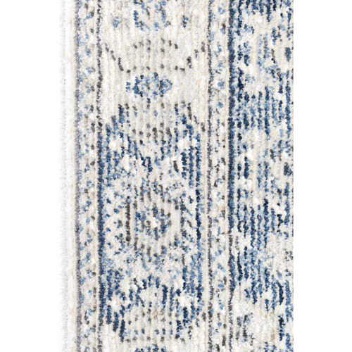 Cream Blue Calmly Runner