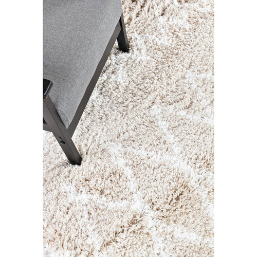 Beige Shahin Shag Rug