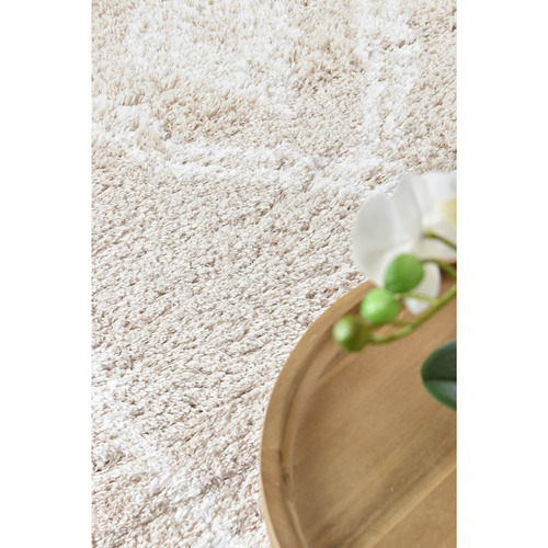 Beige Lahara Shag Rug