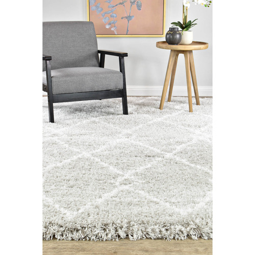 Light Grey Parisa Shag Rug