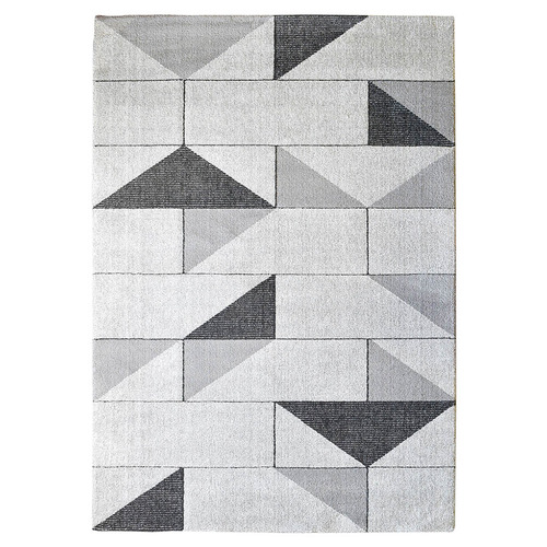 Silver Ellice Microfibre Rug