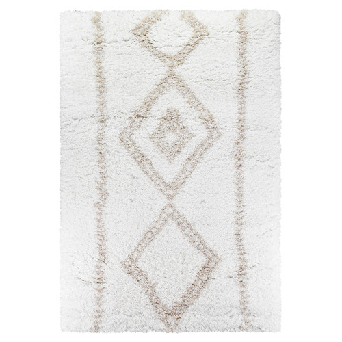 White Lahara Shag Rug