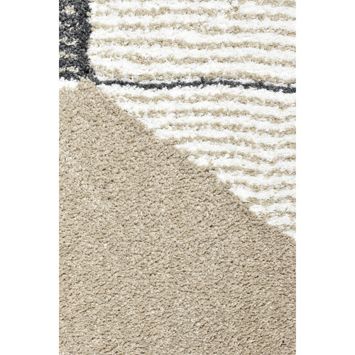 Beige Ellice Microfibre Rug