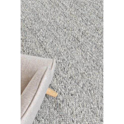 Silver Sami Hand-Woven Wool Rug