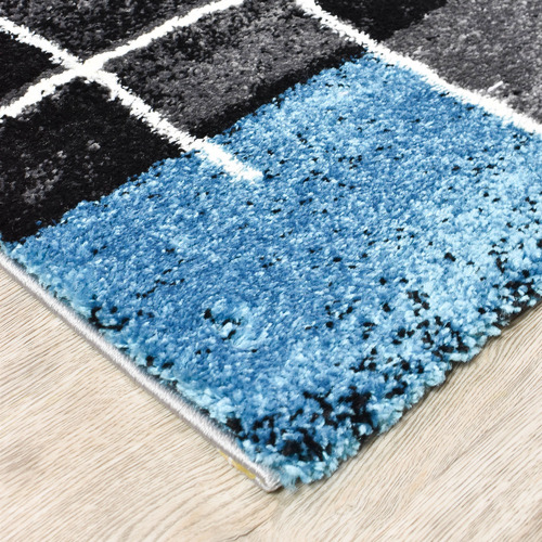 Dark Grey & Turquoise Millard Rug