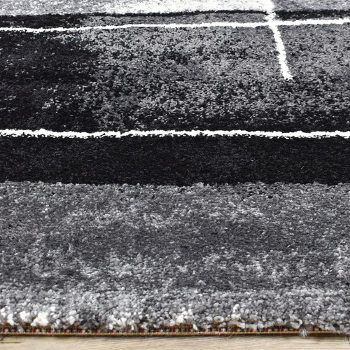 Dark Grey & Turquoise Millard Rug