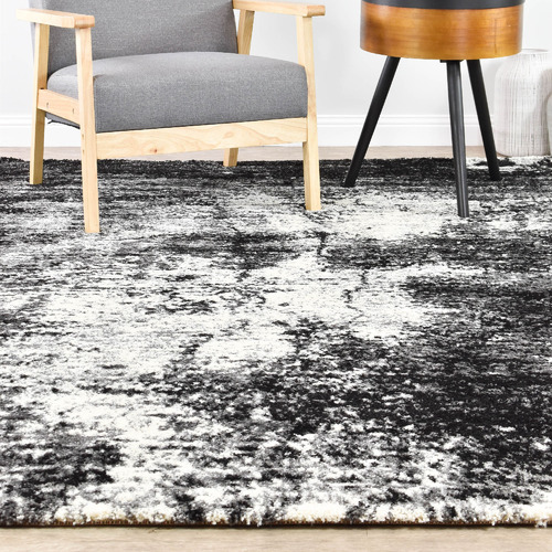 White & Black Millard Rug