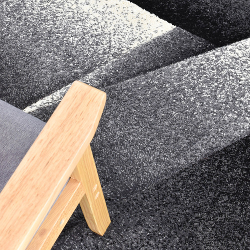 Grey & Red Nova Rug