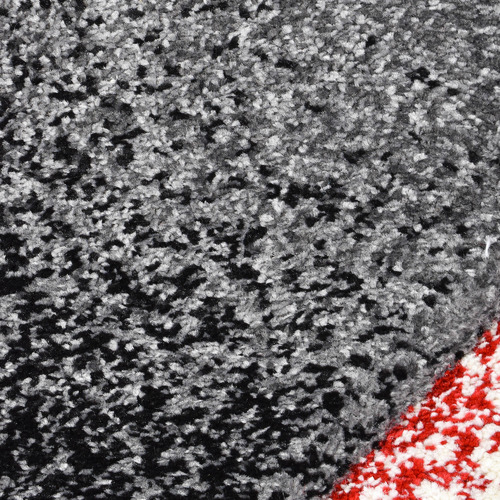 Grey & Red Nova Rug