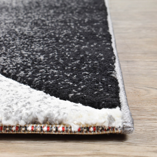 Grey & Red Nova Rug
