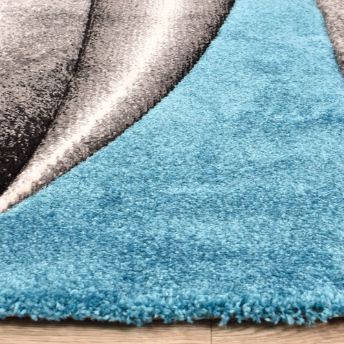 Grey & Turquoise Nova Rug