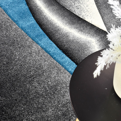 Grey & Turquoise Nova Rug