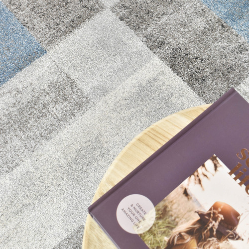 Harper Azure Contemporary Rug