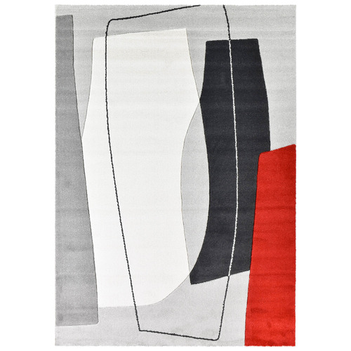 Rhett Vermilion Contemporary Rug