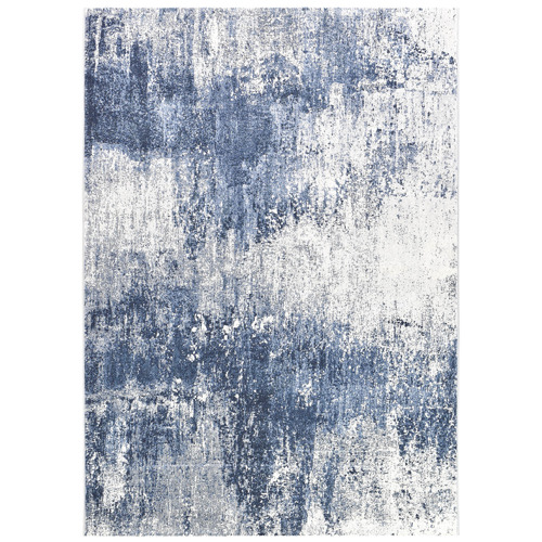 Blue Zayne Contemporary Rug Temple & ster