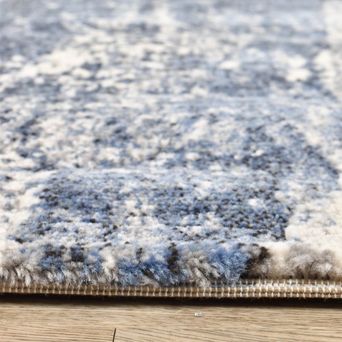 Zayne Cerulean Contemporary Rug