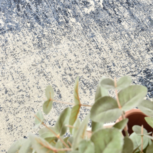 Zayne Cerulean Contemporary Rug