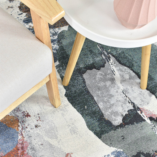 Zayne Sanguine Contemporary Rug
