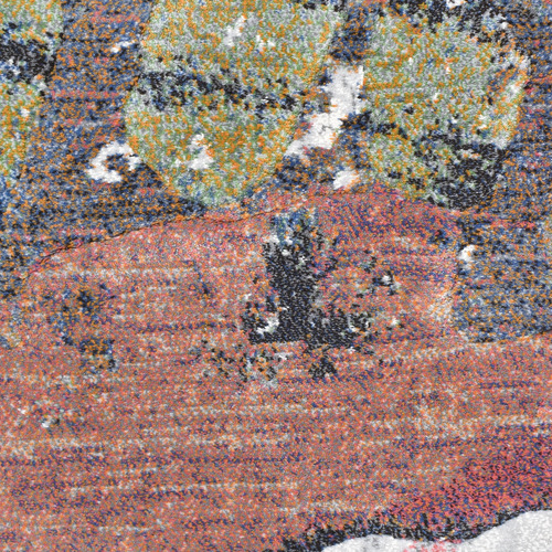 Zayne Sanguine Contemporary Rug