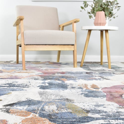 Zayne Sanguine Contemporary Rug