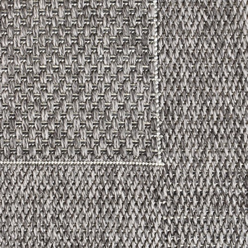 Charcoal Kaia Flat Weave Indoor/Outdoor Rug