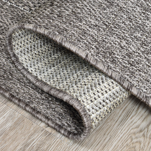 Charcoal Kaia Flat Weave Indoor/Outdoor Rug