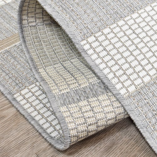 Grey Leif Flat Weave Indoor/Outdoor Rug