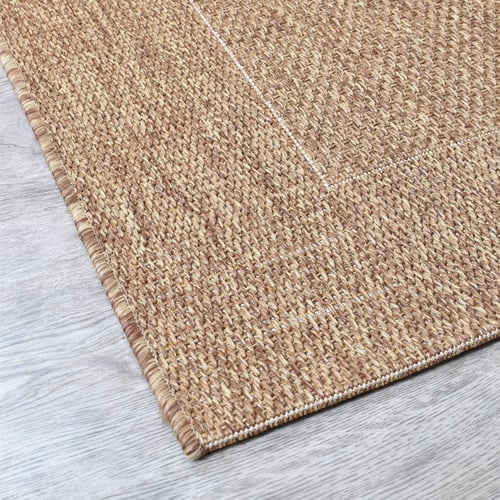 Brown Kaia Flat Weave Indoor/Outdoor Rug