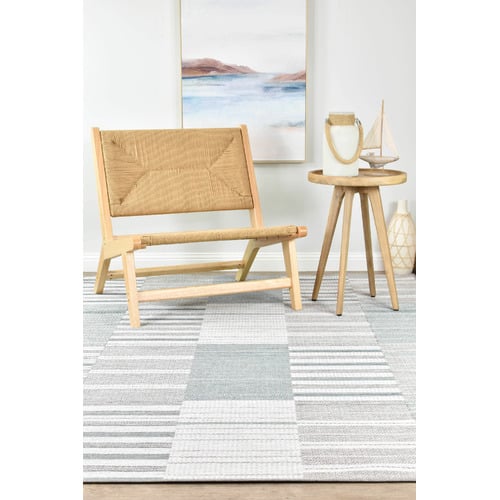 Grey Hagan Flat Weave Indoor/Outdoor Rug