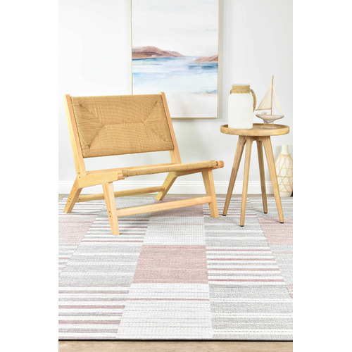 Grey & Red Hagan Indoor/Outdoor Rug | Temple & Webster