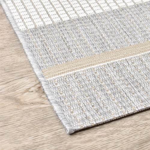 Grey Leif Flat Weave Indoor/Outdoor Rug