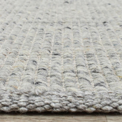 Ivory Grey Hamish Wool & Viscose Rug
