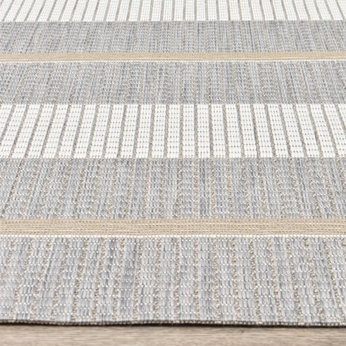 Grey Leif Flat Weave Indoor/Outdoor Rug