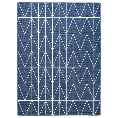 Navy Kristoff Power-Loomed Indoor/Outdoor Rug