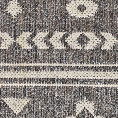Brown Lanae Power-Loomed Indoor/Outdoor Rug