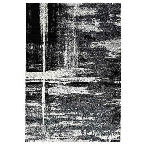 Dark Grey Kenny Power-Loomed Rug