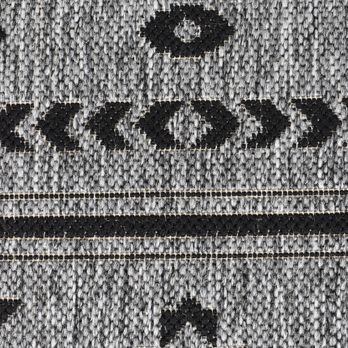 Grey Lanae Power-Loomed Indoor/Outdoor Rug