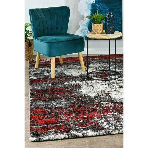 Red Marsden Power-Loomed Rug