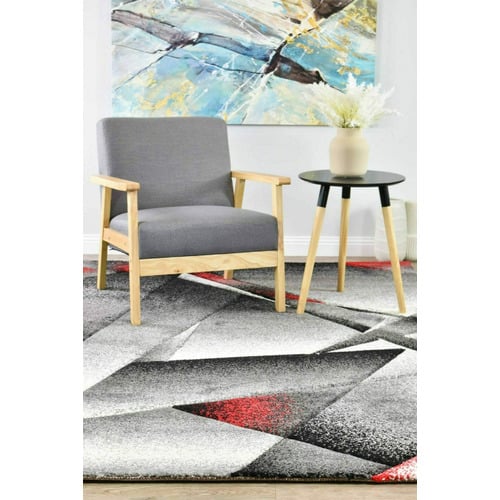 Red Sophos Power-Loomed Rug